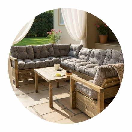 П-образный диван Лаунж