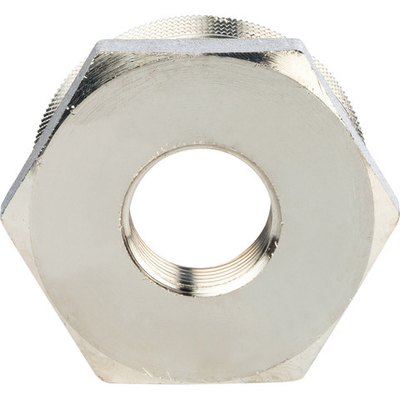 Футорка Stout 1 1/2"Х3/4" нар-вн никель