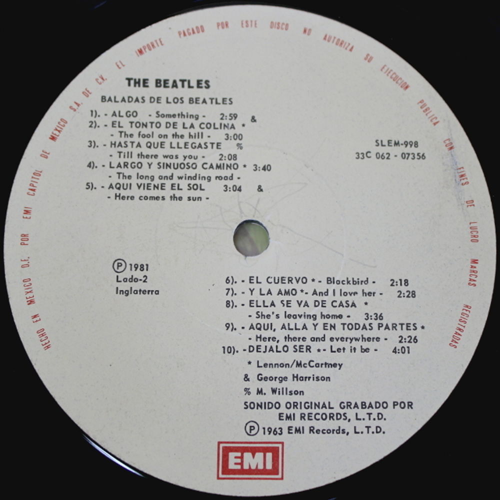 The Beatles / Ballads (LP)