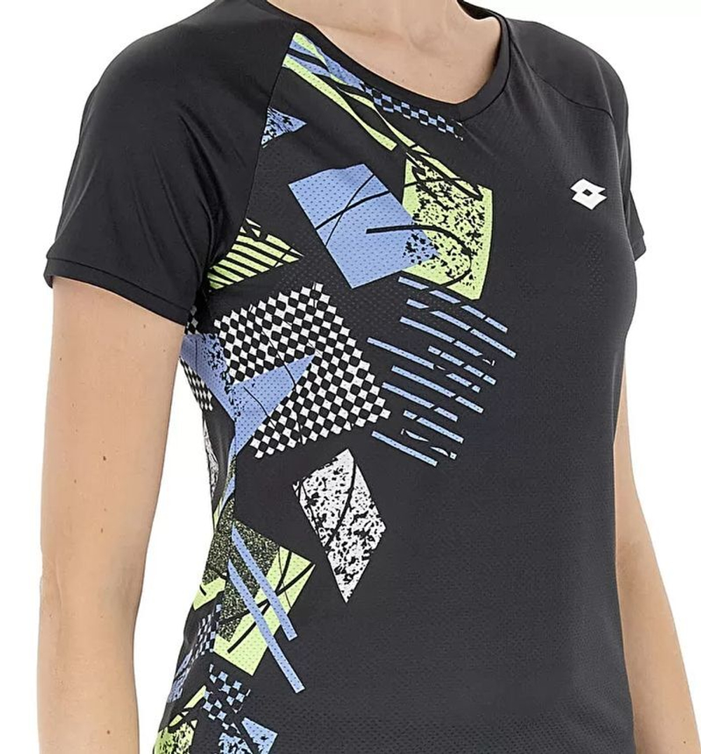 Женская теннисная футболка Lotto Tech I D5 Tee - Black