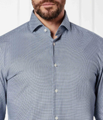 Рубашка H-HANK-spread-C1-222 BOSS BLACK - голубой(50539081)