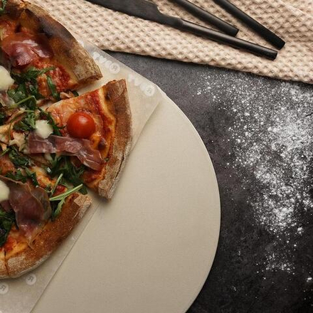 Блюдо для пиццы 33 cм Light Grey Matt Pizza камень P.L. Proff Cuisine