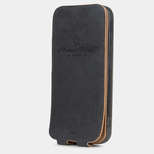 Чехол iPhone 16 Pro натуральная кожа сафьяно, цвета кэмел