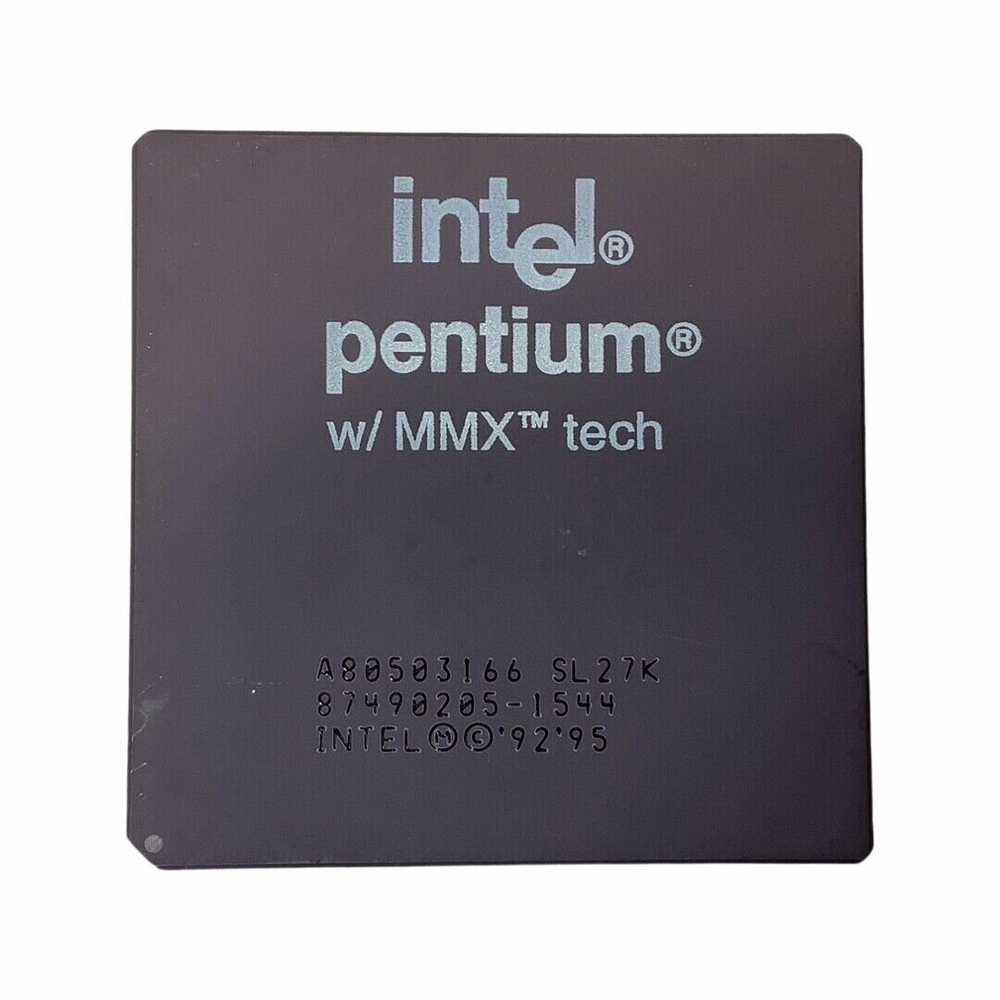 Процессор Intel Pentium MMX A80503166 SL27K, для настольных ретро ПК