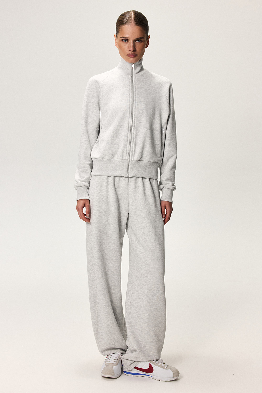 Олимпийка Светло-серый меланж