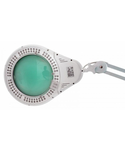 Rexant 31-0503 Лупа на струбцине  , круглая, 5D, с подсветкой 108 LED, белая
