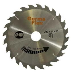 Диск пильный по дереву победитовый ф 200х24Тx30 мм. "PLEXPART"