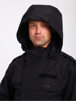 Костюм ВВЗ МВД непромокаемый черный куртка полу комбинезон