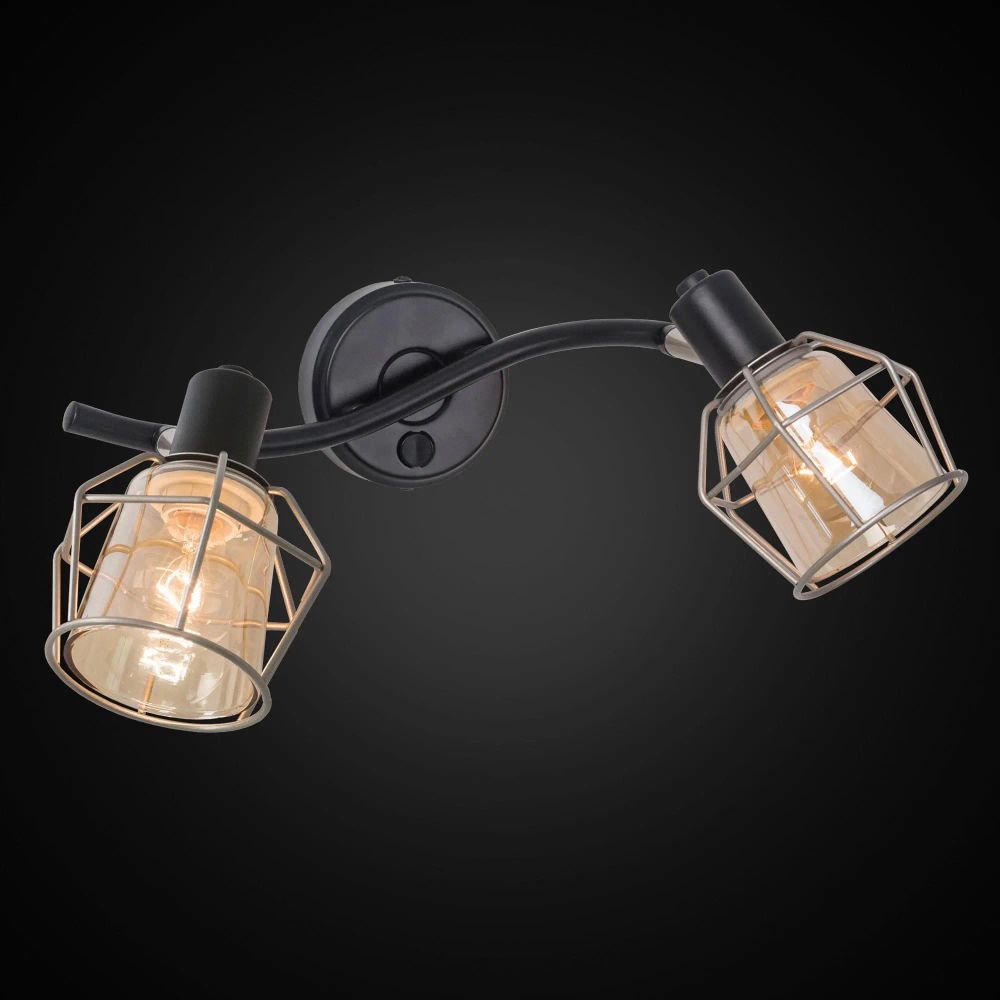 Citilux Таверна CL542521 Спот поворотный с выключателем Чёрный