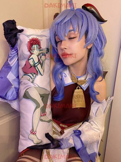 Мини дакимакура Аказа из Клинок, рассекающий демонов арт. M0287, 60х20 см