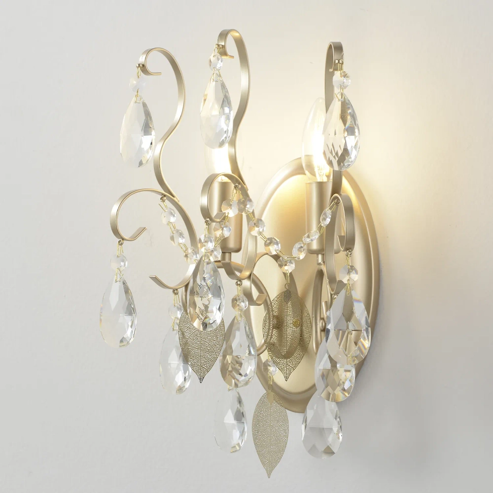 Бра Crystal Lux ESMIRALDA AP2 GOLD