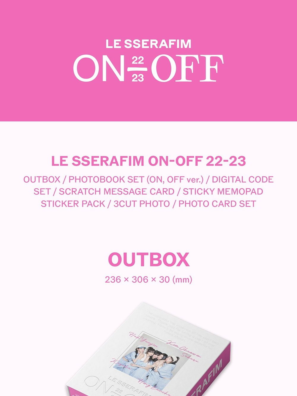 публикация LE SSERAFIM - ON-OFF 22-23