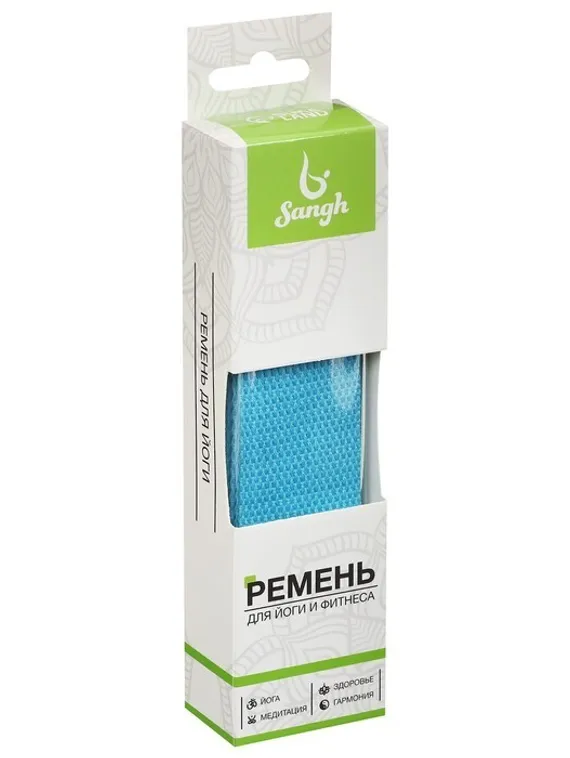 Ремень для йоги, 180 × 4 см, цвета микс