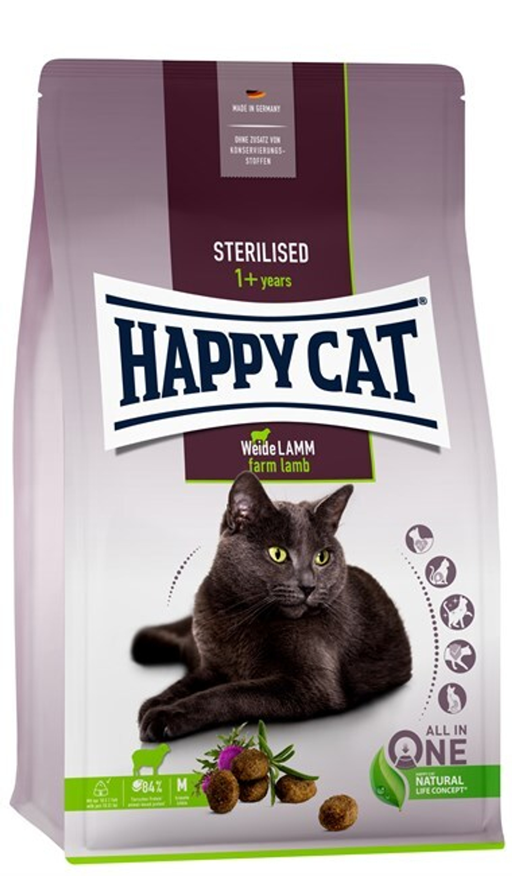 Happy Cat Sterilised Weide-Lamm (ягнёнок)