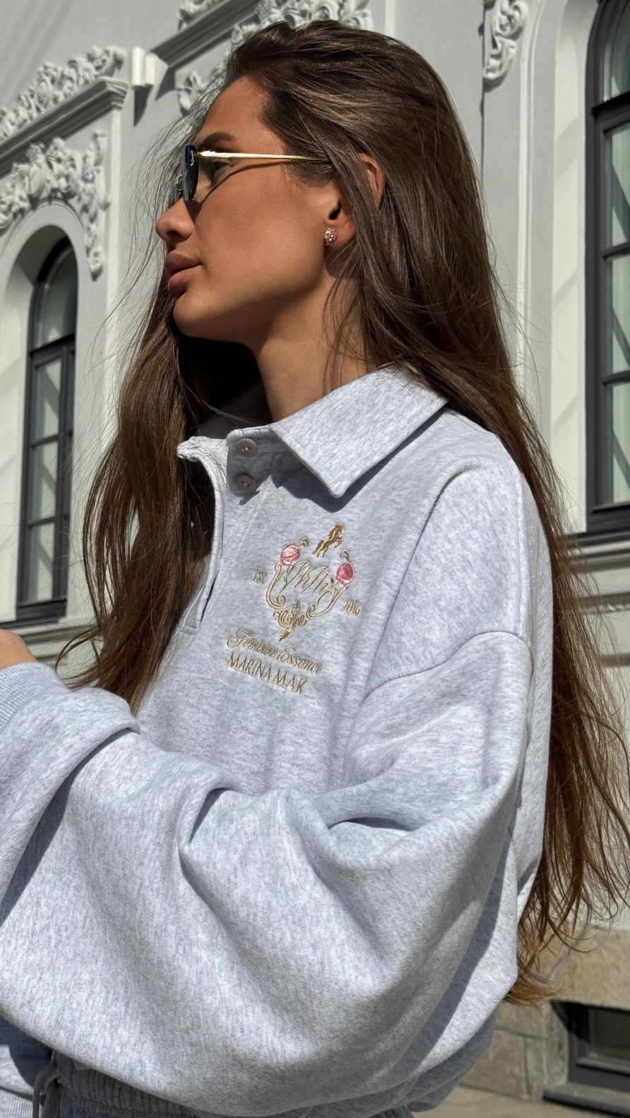 Костюм "Эссенция" серый меланж