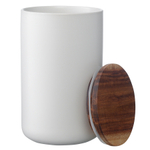 Банка для хранения керамическая, 750 мл, белая