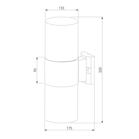 Уличный настенный светильник Elektrostandard Roil 35125/D a055636