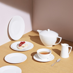 Wedgwood Чайная чашка Jasper Conran Strata 200 мл с блюдцем 1057996