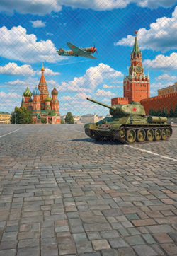 Красная Площадь №1 - фон неопреновый