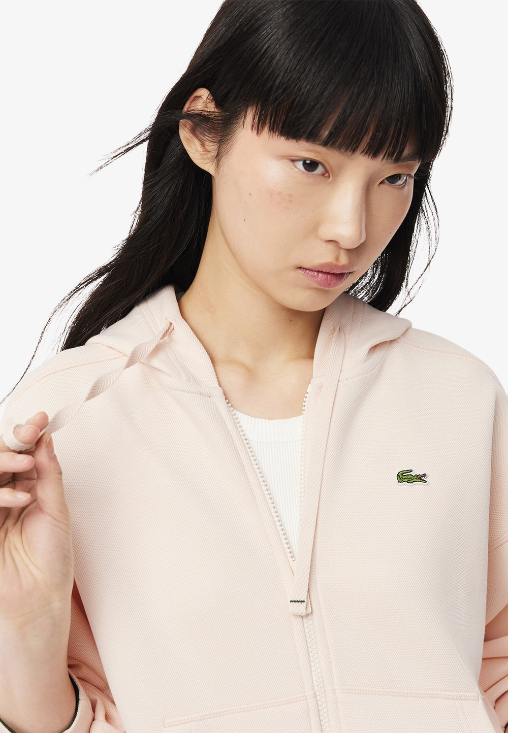Lacoste Толстовка на молнии - Розовый (LA221J04T-J11)