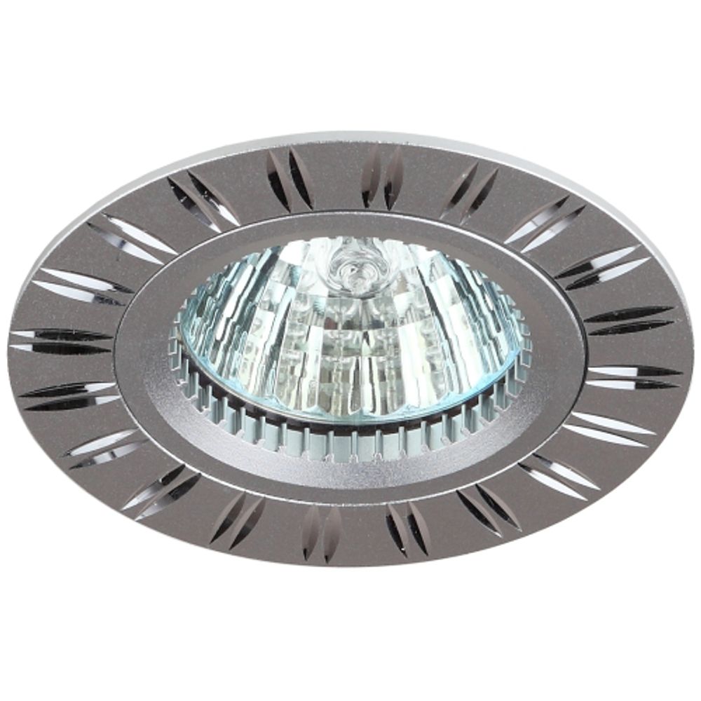 KL33 AL/SL Светильник ЭРА алюминиевый MR16,12V/220V, 50W серебро/хром