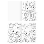 Раскраска А4 Любимые животные Три совы, в ассортименте