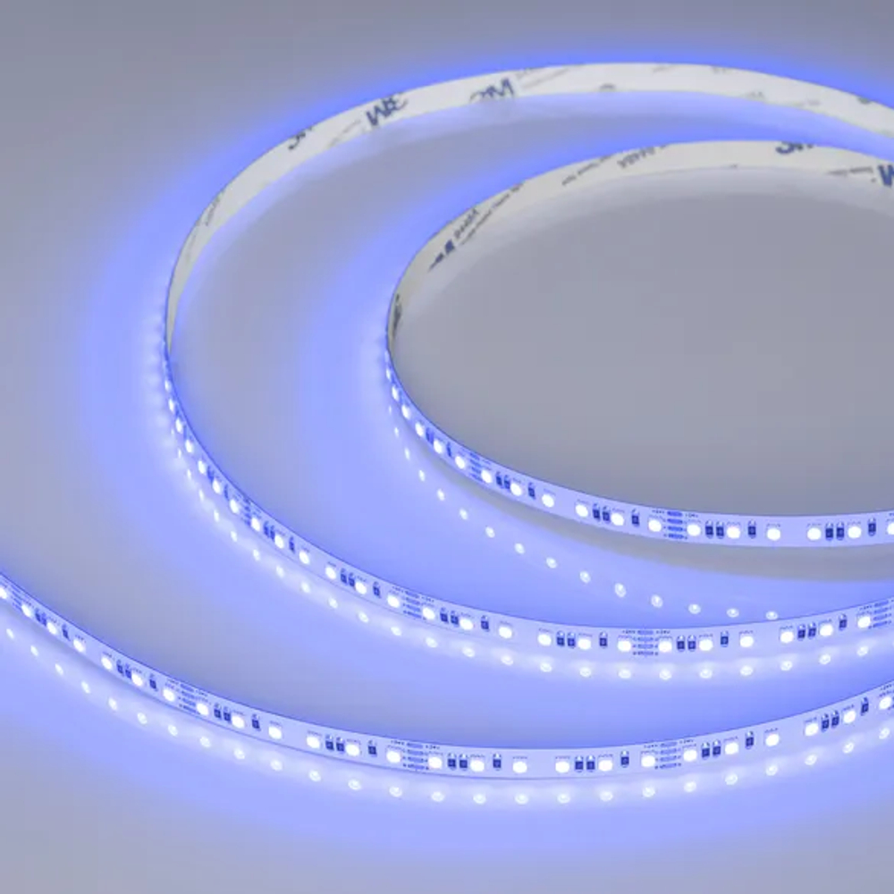 Светодиодная лента RT-A120-8mm 24V RGB (12 W/m, IP20, 2835, 5m) (Arlight, 5 лет) 042905