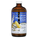 LifeTime Vitamins, Цитрат кальция и магния, плюс витамин D3, пина колада, 473 мл (16 жидк. унц.)