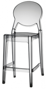 Стул полубарный прозрачный, Scab Design Igloo, серый