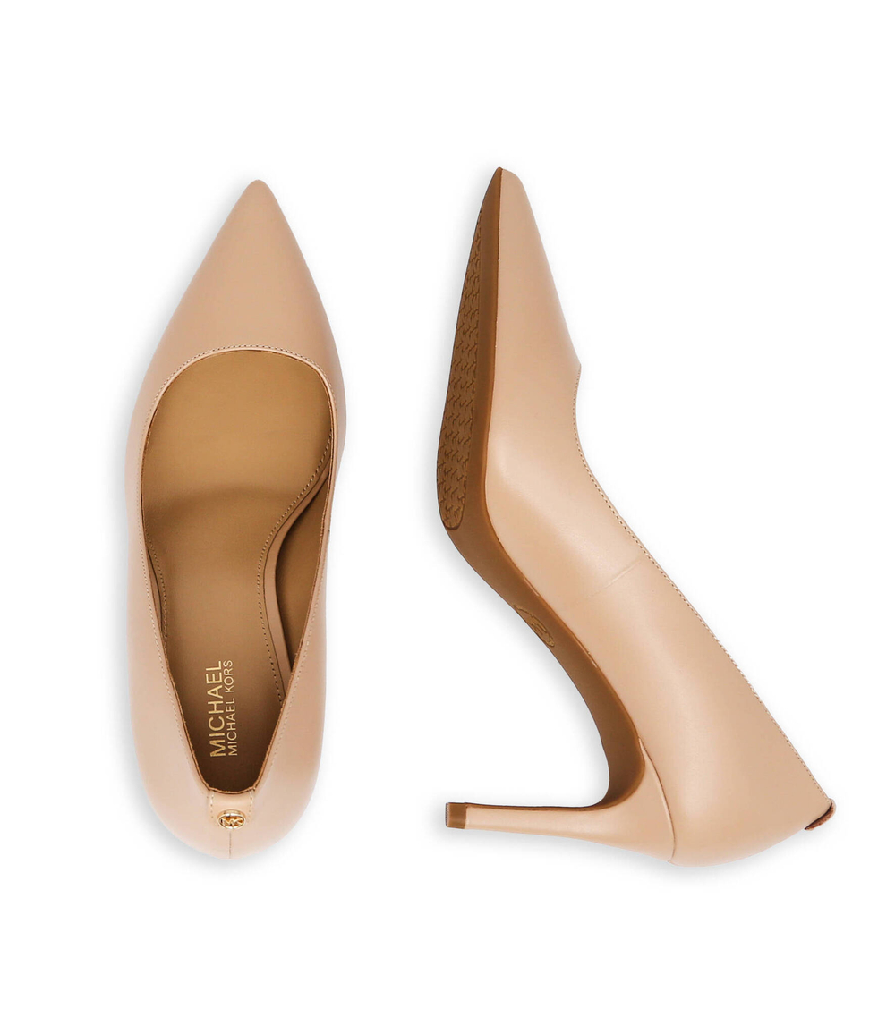 Кожаные туфли на шпильках alina Michael Kors - бежевый(40F2HNMP2L)