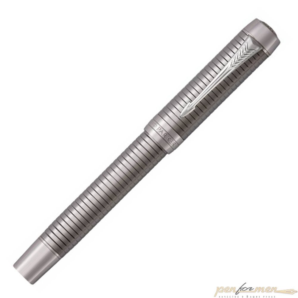 Роллер Parker Duofold T308 Prestige Ruthenium Chiselled (1931368)
