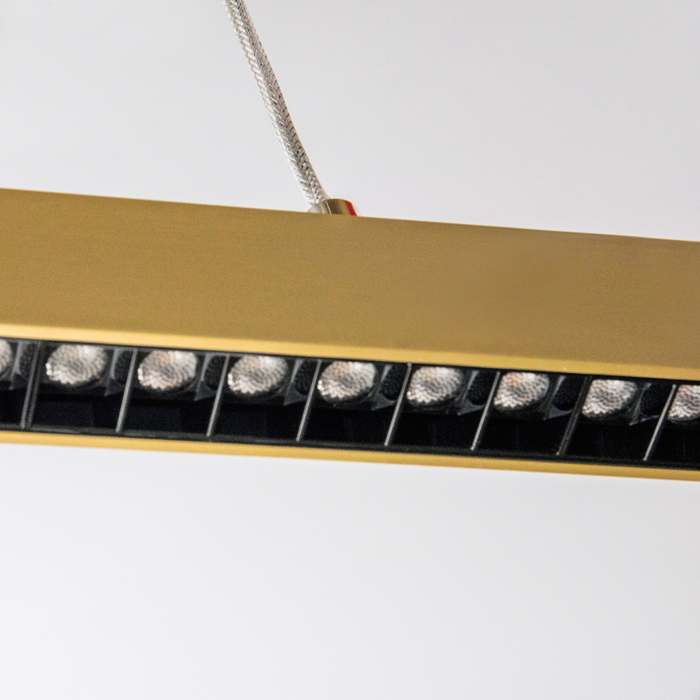 748353 Люстра SATURNO LED 36W 2800LM 25G ЗОЛОТО 3000-6000K