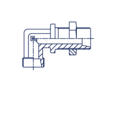 Соединение PD90 DS08 16х1.5 (корпус)