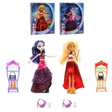 Кукла шарнирная в коробке 2 вида, с аксессуарами.