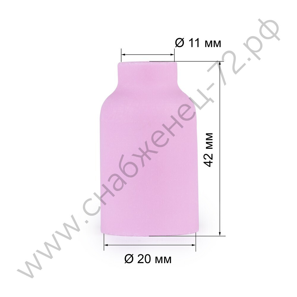 FoxWeld Сопло керам. 11,0мм №7 газ.линза (701.0423/ТС0034, 42мм, пр-во FoxWeld/КНР)