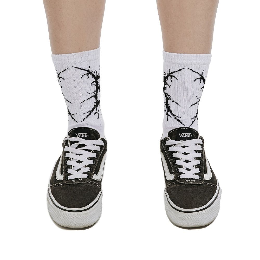 Носки Волчок Death Metal белые