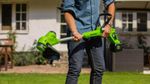 Аккумуляторный триммер Greenworks G24LT28K2, 24v, (2107107UA), 28 см, АКБ 2 А·ч и ЗУ
