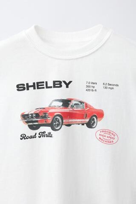 ZARA ФУТБОЛКА SHELBY®, БЕЛЫЙ