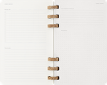 Еженедельник Moleskine ACADEMIC SPIRAL (DSSPB12AMWH3) Large 150х210мм 200стр кремовые страницы спираль черный