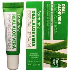 FarmStay Бальзам для губ суперувлажняющий с алоэ вера - Real essential lip balm, 10мл