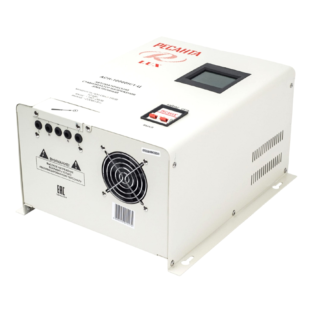 Силовой стабилизатор напряжения Ресанта АСН-10000Н/1-Ц