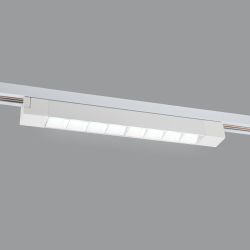 ULB-Q282 20W-4000K WHITE Светильник-прожектор светодиодный трековый. Линейный. 1600 Лм. Белый свет 4000К. Корпус белый. ТМ Volpe