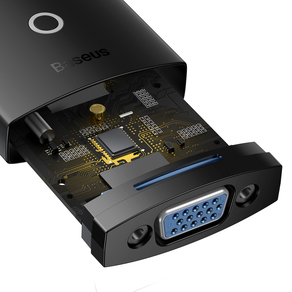 Видеоадаптер Baseus Lite HDMI - VGA + 3.5mm Aux
