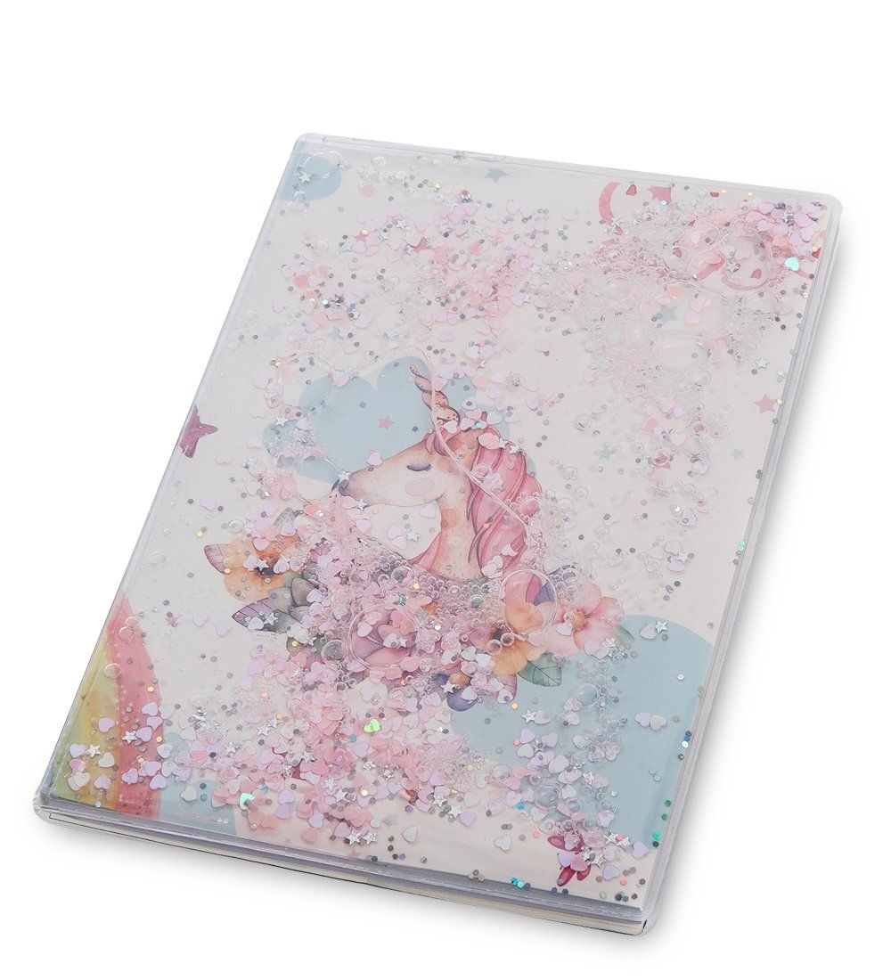 NB-49/ 2 Блокнот «Единорог» с плавающими пайетками