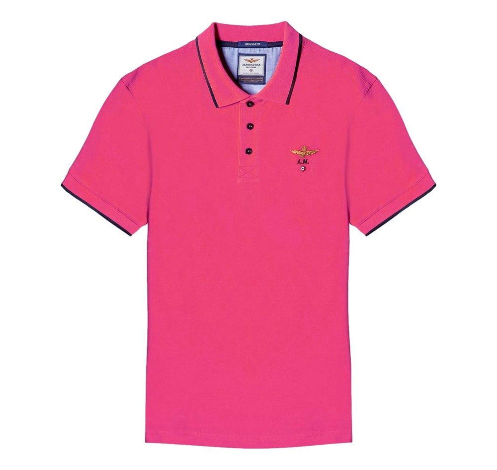 Поло муж. Aeronautica 1308 фуксия база