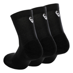 ASICS Quarter Sports Socks 3 Pack - Black, White