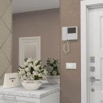 Выключатель двухклавишный проходной с подсветкой Hammer (белый) W1222101