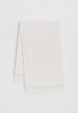 STRADIVARIUS Шарф из начесаных ниток, экрю