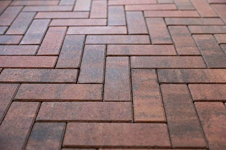 Тротуарная плитка Steingot Паркет, цвет Клинкер, Colormix, мультиформат, толщина 60 мм