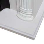 Каминокомплект Real Flame Stefania WT-F614 с очагом Majestic Lux Black RC